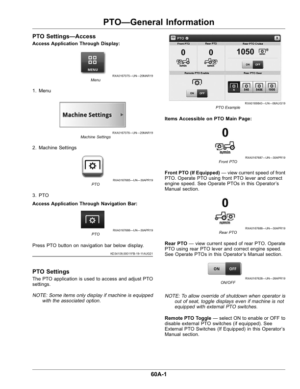 John Deere 8RT Series Tractors (927001-) (Export Edition) Operator's Manual (OMRE593047) - Image 2