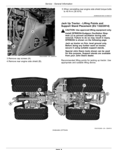 Alternative view of John Deere 9420RX, 9470RX, 9520RX, 9570RX, 9620RX (9RX) Tractors (811001-) Operator's Manual (OMRE596881)