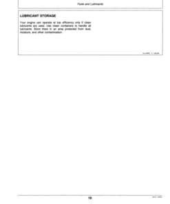 Alternative view of John Deere 700 Series Engines (8955TF, 8955AF Models) Operator's Manual (OMRG15271)