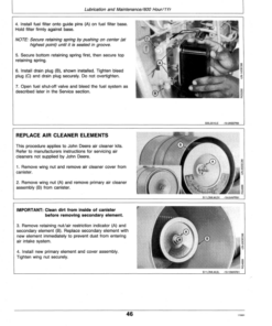 Alternative view of John Deere 6466 OEM Engines - 6466D, 6466T, 6466A Operator's Manual (OMRG16146)