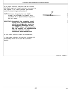 Alternative view of John Deere 6076AFM30 Marine Diesel Engines - Series 400 Operator's Manual (OMRG23321)
