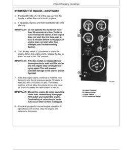 Alternative view of John Deere 6076 Certified OEM Diesel Engines Operator's Manual (OMRG25412)