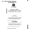 John Deere 8.1L (6081HFN04) Natural Gas Engines Operator's Manual (OMRG33363)