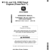 John Deere PowerTech M 2.4 L, 3.0 L OEM Diesel Engines Operator's Manual (OMRG34851)