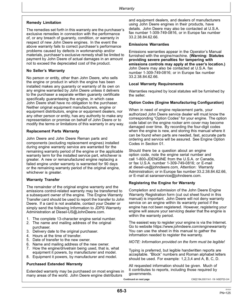 Alternative view of John Deere 4.5 L OEM Diesel Engines (PowerTech M) Operator's Manual (OMRG37708)