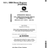 John Deere 9.0 L OEM Diesel Engines (PVX/PSX) Operator's Manual (OMRG38038)