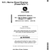 John Deere 9.0 L Marine Diesel Engines (PowerTech) Operator's Manual (OMRG39578)