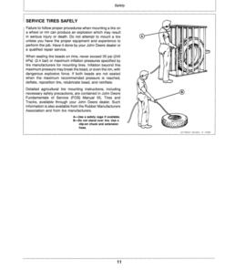 Alternative view of John Deere 4050, 4250, 4450 Tractors Operator's Manual (OMRW16851)