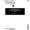 John Deere 850 (016001-), 950 (020001-), 1050 (011001-) Includes Roll Gard Info Operator's Manual (OMRW19870)