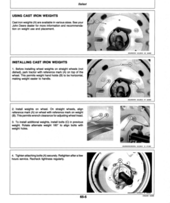 Alternative view of John Deere 4050, 4250, 4450 Tractors Operator's Manual (OMRW21230)
