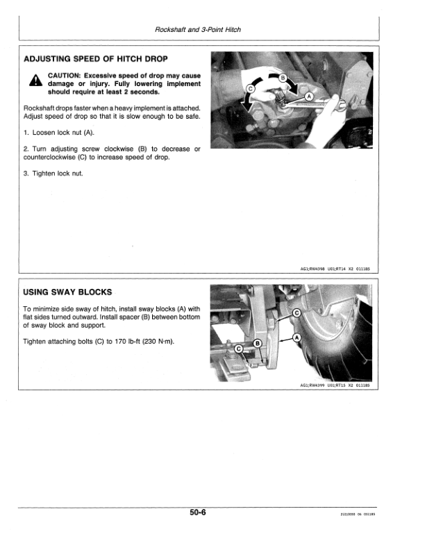 John Deere 8450, 8650 Tractors Operator's Manual (OMRW22394) - Image 3