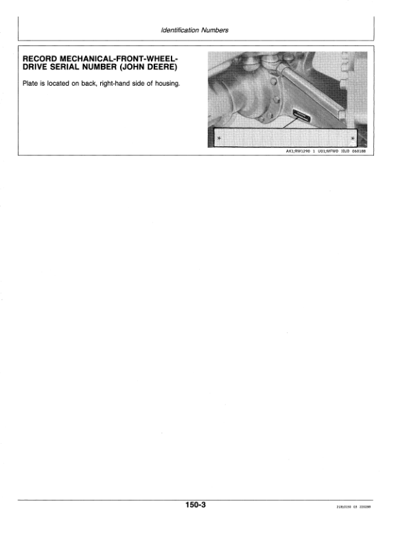 John Deere 4050 (006510-), 4250(009673-), 4450 (019805-) Tractors Operator's Manual (OMRW22430) - Image 3
