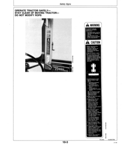 Alternative view of John Deere 8560, 8760, 8960 Tractors Operator's Manual (OMRW25626)