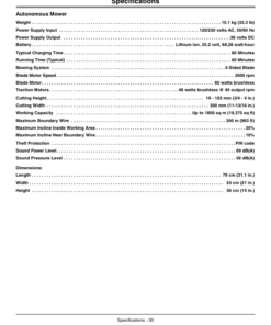 Alternative view of John Deere Tango E5 Autonomous Mowers (Sabo) Software Version 3.0.1 Operator's Manual (OMSAU13401)