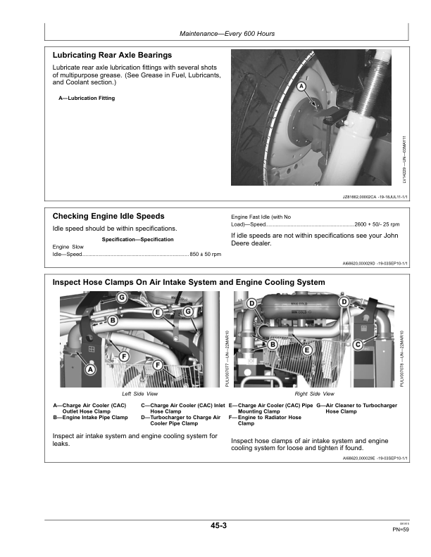John Deere 5083E Limited, 5093E Limited, 5101E Limited (Stage IIIA) Tractors Maintenance Guide (July 2011) (440000-) Operator's Manual (OMSJ12944) - Image 2