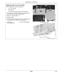 Alternative view of John Deere 5083E Limited, 5093E Limited, 5101E Limited (Tier 3) Tractors Maintenance Guide (July 2011) (440000-) Operator's Manual (OMSJ12945)
