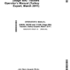 John Deere 5085M, 5095M, 5105M (Stage IIIA) Tractors (March 2011) (Turkey Export Edition) Operator's Manual (OMSJ13272)
