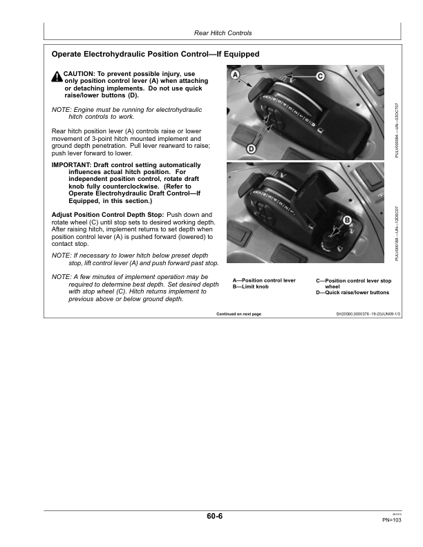 John Deere 5085M, 5095M, 5105M (Stage IIIA) Tractors (March 2011) (Turkey Export Edition) Operator's Manual (OMSJ13272) - Image 2
