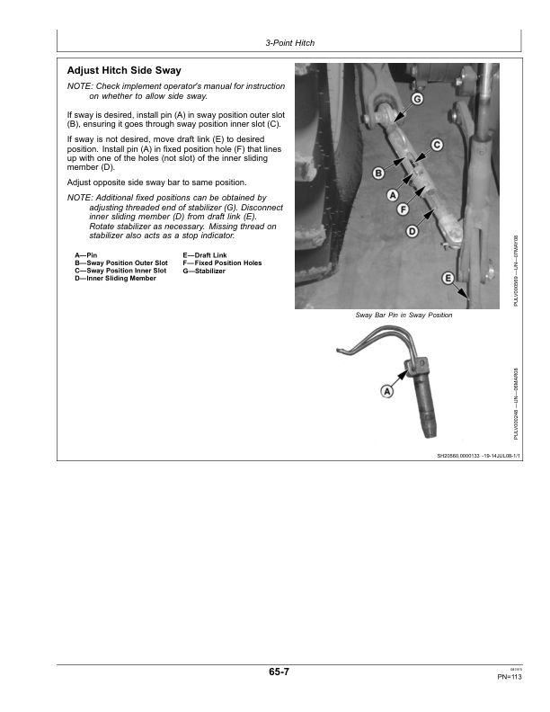 John Deere 5085M, 5095M, 5105M (Stage IIIA) Tractors (March 2011) (Turkey Export Edition) Operator's Manual (OMSJ13272) - Image 3