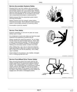 Alternative view of John Deere 280, 284, 300, 304, 320, 324 & B350 Tractors (Stage I, II & III Emission) Operator's Manual (OMSJ16411)