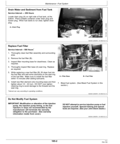 Alternative view of John Deere 350, 354, 4035B, 400, 404, 450, 454, 480 & 484 Tractors (Stage II Emission) Operator's Manual (OMSJ16413)