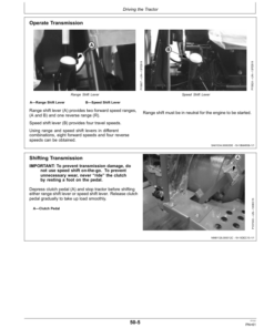 Alternative view of John Deere 5045D Tractors (Mexico Edition) Operator's Manual (OMSJ19856)