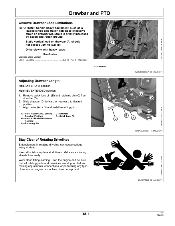 John Deere 3036E Tractor (MY2015-MY2018) Operator's Manual (OMSJ25478) - Image 3