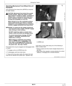 Alternative view of John Deere 5055E, 5065E, 5075E Tractors (Export Edition) Operator's Manual (OMSJ25842)