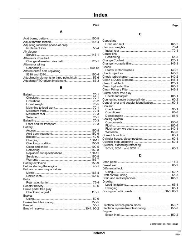 John Deere 76F Orchard, Vineyard Tractors Operator's Manual (OMSJ291632) - Image 2