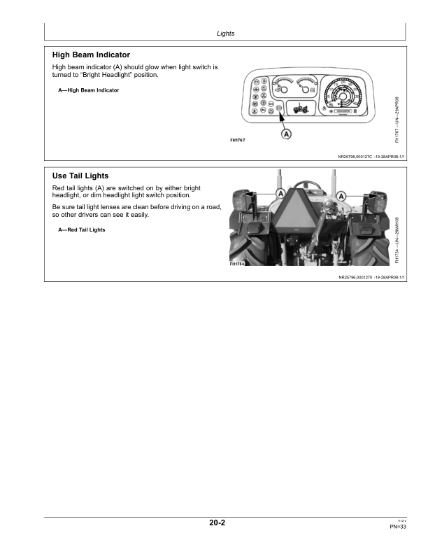John Deere 76F Orchard, Vineyard Tractors Operator's Manual (OMSJ291632) - Image 3