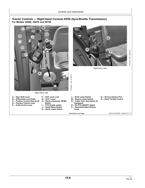 John Deere 5050E (Stage IIIA), 5058E, 5067E, 5075E (Stage IIIB) Tractors (European Edition) Operator's Manual (OMSJ29570) - Image 4
