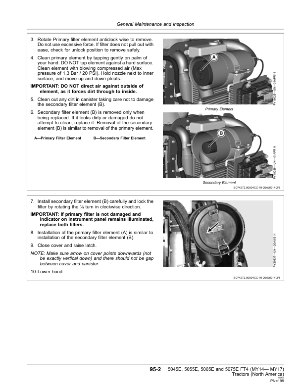 John Deere 5045E, 5055E, 5065E, 5075E FT4 (MY2014-MY2017) Tractors (North America Edition) Operator's Manual (OMSJ29833) - Image 2