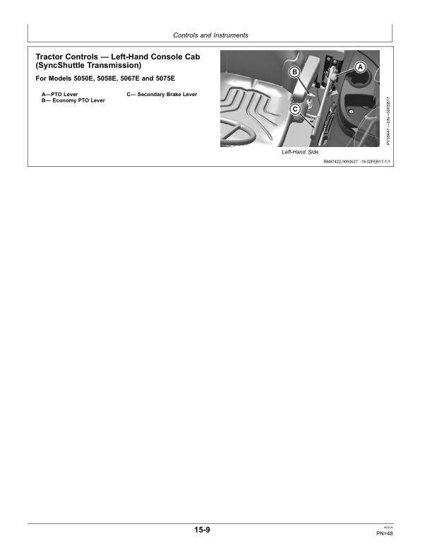 John Deere 5050E, 5058E, 5067E, 5075E (Stage V) Tractors (South Korea Edition) Operator's Manual (OMSJ37661) - Image 4