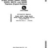 John Deere 5036D, 5039D, 5040D, 5042D, 5045D, 5047D, 5050D Tractors (Export Edition) Operator's Manual (OMSJ46102)