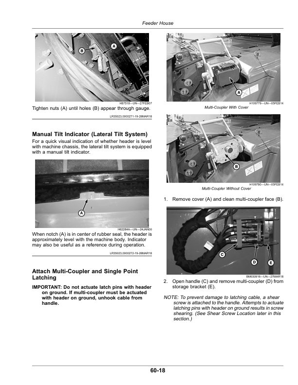 John Deere S760, S770, S780, S790 Combines (150100-) Operator's Manual (OMSKDS700MY24) - Image 2