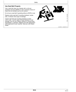 Alternative view of John Deere 5425N Narrow Tractor Operator's Manual (OMSU21581)