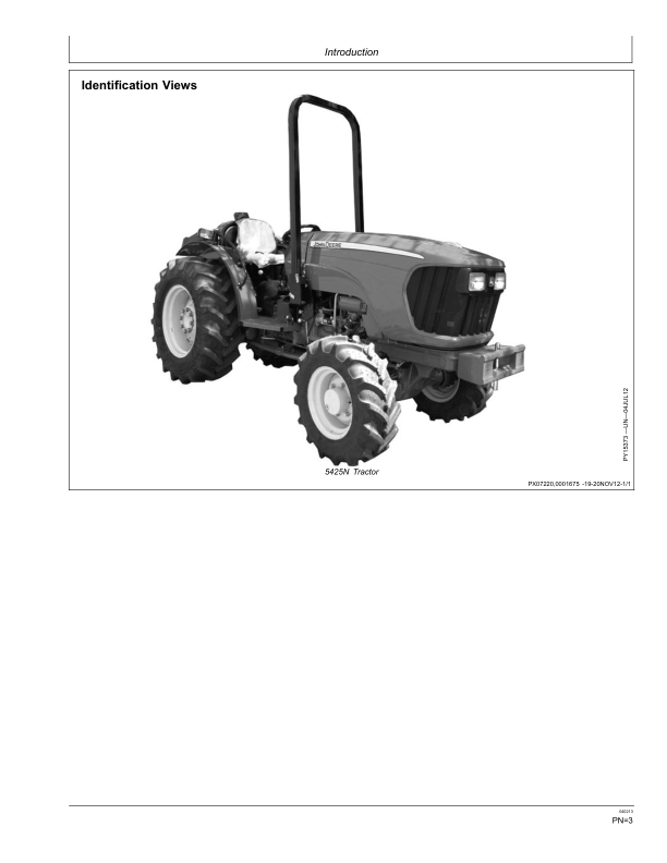 John Deere 5425N Narrow Tractor Operator's Manual (OMSU21581) - Image 3
