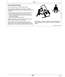 Alternative view of John Deere 5085M, 5100M, 5100MH, 5115M & 5115ML Tractors (IT4 Engines) (Mfg in USA) Operator's Manual (OMSU30108)