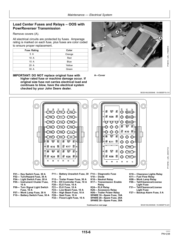 John Deere 5076E 5076EL 5082E 5090E 5090EL, 5090EH Tractors Operator's Manual (OMSU30479) - Image 3