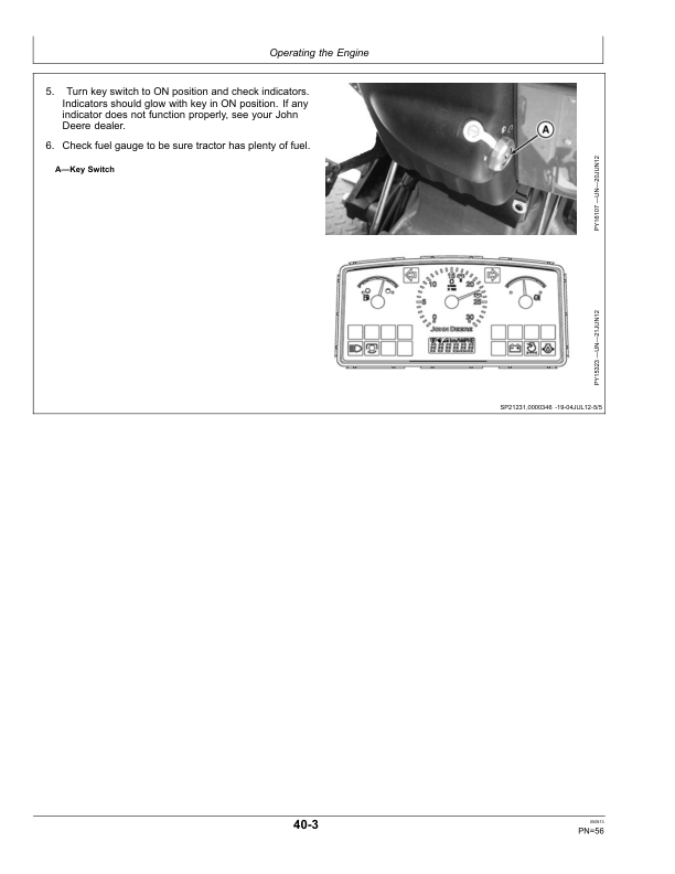 John Deere 5425N Tractor Operator's Manual (OMSU32985) - Image 3