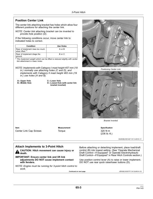 John Deere 5085M, 5100M, 5100MH, 5100ML, 5115M & 5115ML Tractors (IT4 Engines) (Mfg in USA) Operator's Manual (OMSU35588) - Image 2