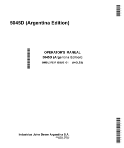 John Deere 5045D (Argentina Edition) Operator's Manual (OMSU37537)