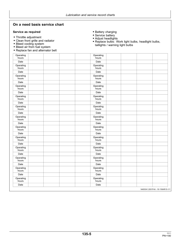 John Deere 554, 554-1 , 654, 654-1, 704, 704-1, 5B-754& 5B-754-1 Tractors (Stage III Emission)Asian Edition Operator's Manual (OMSU38785) - Image 2