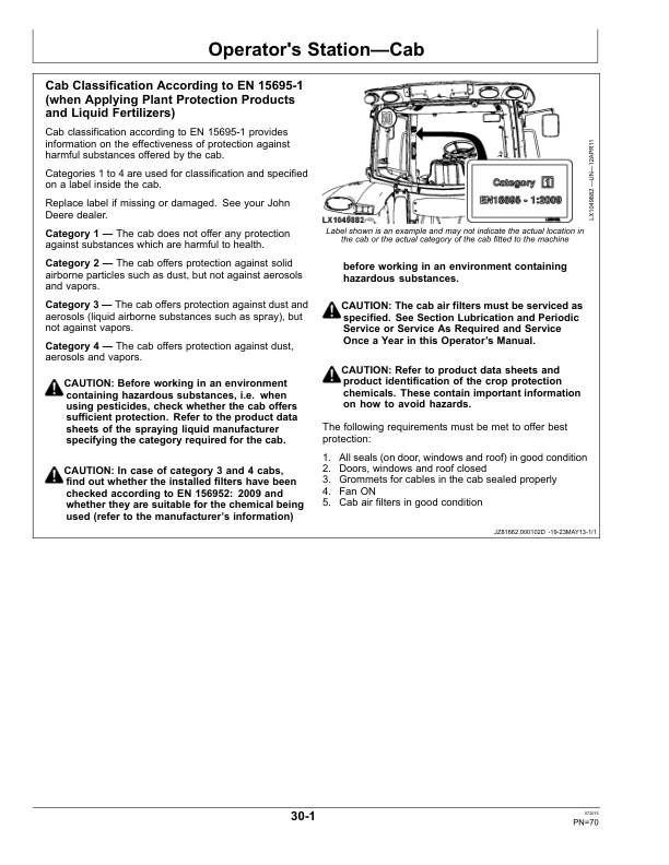 John Deere 5085M, 5095M & 5105M Tractors (Stage IIIA) Export Edition (January 2015) Operator's Manual (OMSU41143) - Image 4