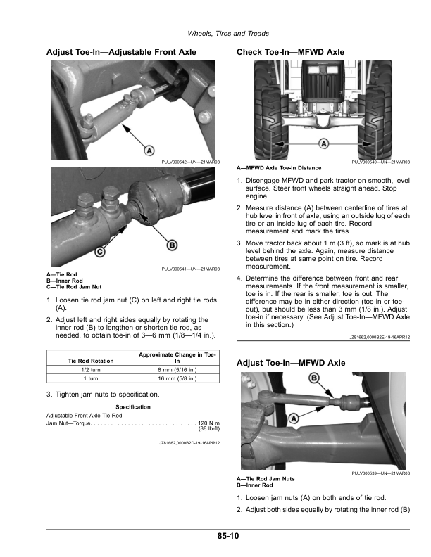 John Deere 5085M, 5095M, 5105M (Tier3/Stage IIIA) Tractors (March 2016-) (Export-Mexico) Operator's Manual (OMSU47644) - Image 3