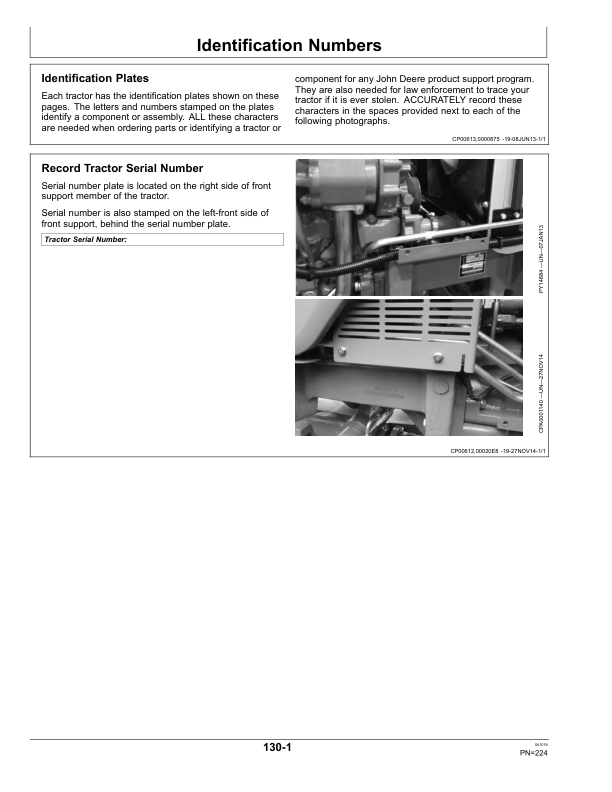 John Deere JD954, JD1104, JD1204-A, JD1354-A & JD1404-A Tractors Operator's Manual (OMSU51537) - Image 2