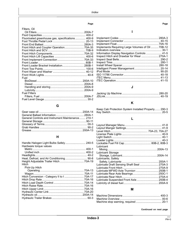 John Deere 5090R, 5100R, 5115R & 5125R (Stage IIIB) Tractors Operator's Manual (OMSU54541) - Image 4