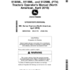 John Deere 5100ML, 5115ML, 5125ML (FT4) Tractors (April 2018-) Operator's Manual (OMSU55509)