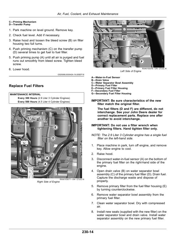 John Deere 5075M, 5090M, 5100M, 5100MH & 5115M (FT4) Tractors Operator's Manual (OMSU55519) - Image 2