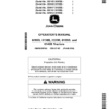 John Deere 6095B (500185-), 6110B (500643-), 6120B (500017-), 6135B (530161-), 6140B (500012-) Tractors Operator's Manual (OMSU59780)